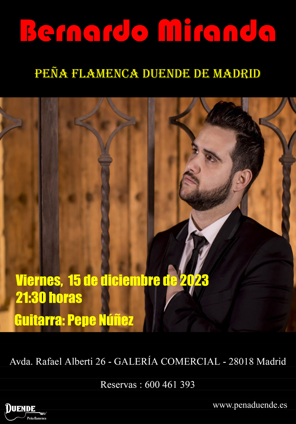 Bernardo Miranda - 15 de diciembre