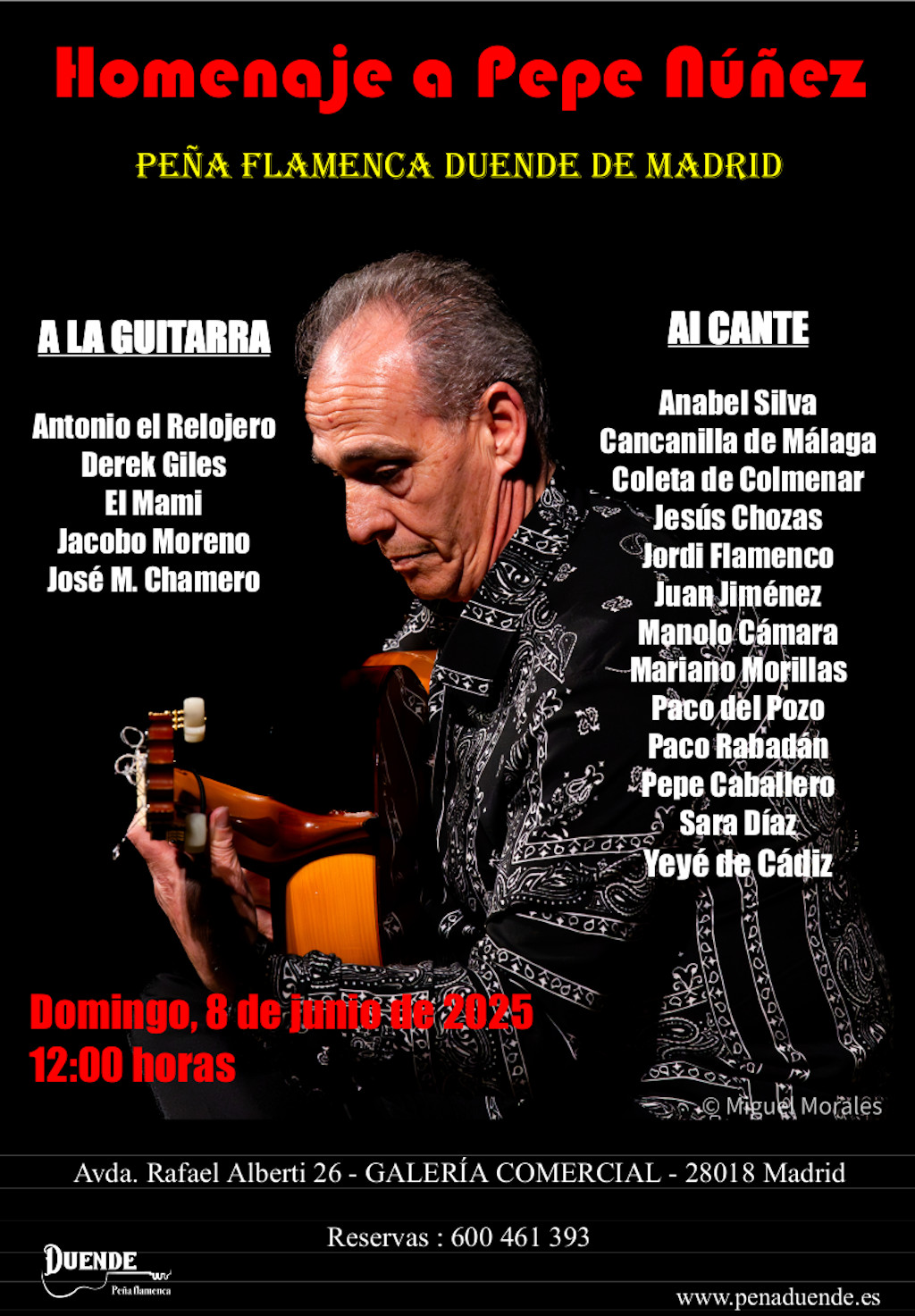 Homenaje a Pepe Núñez - 8 de junio