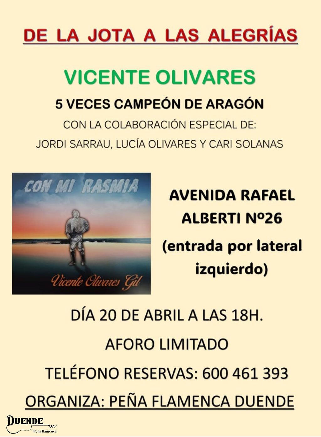 De la Jota a la Alegría