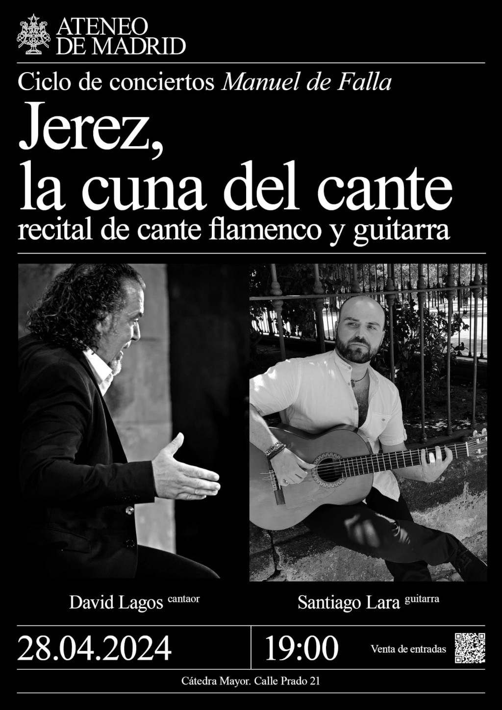 David Lagos en el Ateneo de Madrid - 28 de abril