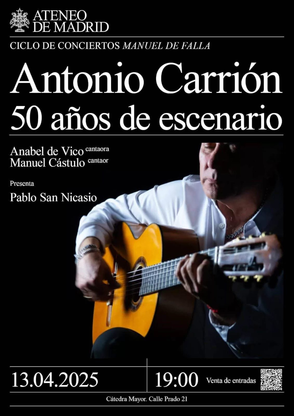 Homenaje a Antonio Carrión en el Ateneo de Madrid - 13 de abril